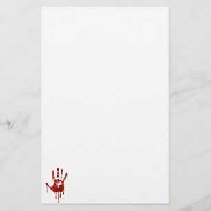Papelería Mano sangrienta