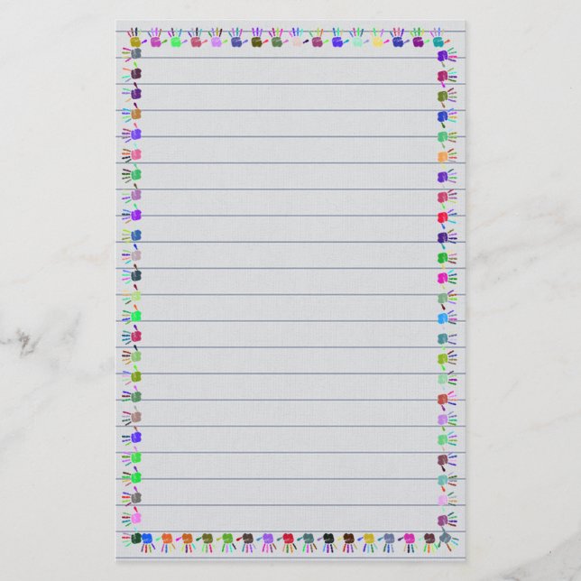 Papelería Manos (Anverso)