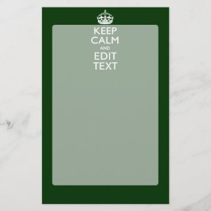 Papelería Mantén La Calma Personalizada Y Tu Texto Decoració