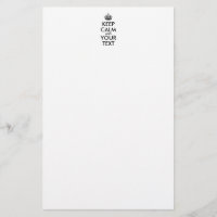 MANTENER CALMA Y EL TEXTO