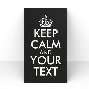 Papelería Mantener la calma y continuar - Crear el propio