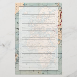 Papelería Mapa del mundo en la proyección de Mercator