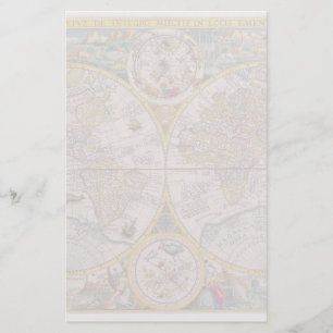 Papelería Mapa del mundo medieval a partir de 1525