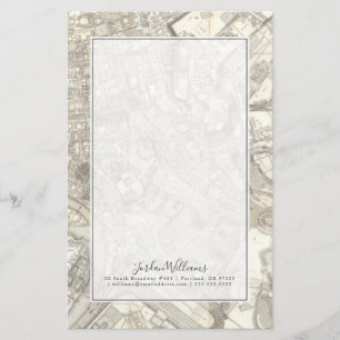 Papelería Mapa topográfico de Roma antigua, Italia