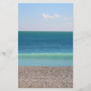 Papelería Mar azul claro inmóvil