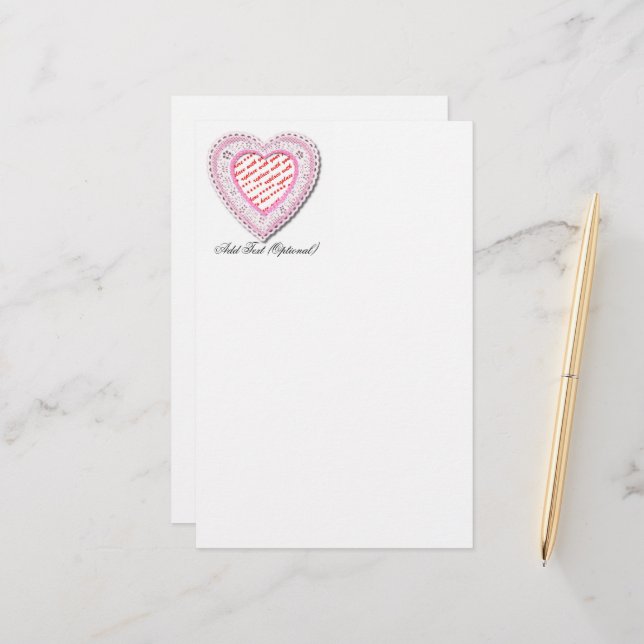 Papelería Marco fotográfico con forma de corazón a paso (Anverso/Reverso In Situ)