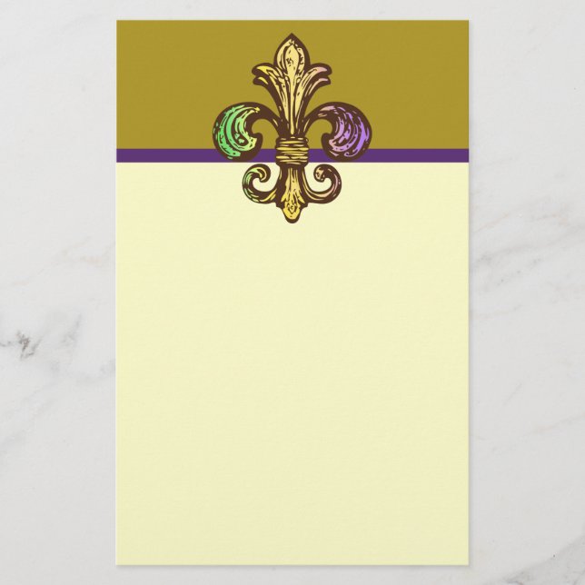 Papelería Mardi Fleur de Gras (Anverso)