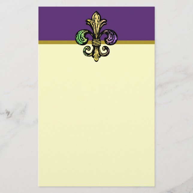 Papelería Mardi Fleur de Gras (Anverso)