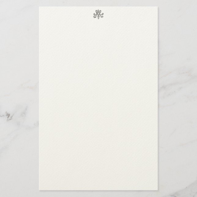 Papelería Marie Antoinette – Royal Monogram – Shabby chic (Anverso)