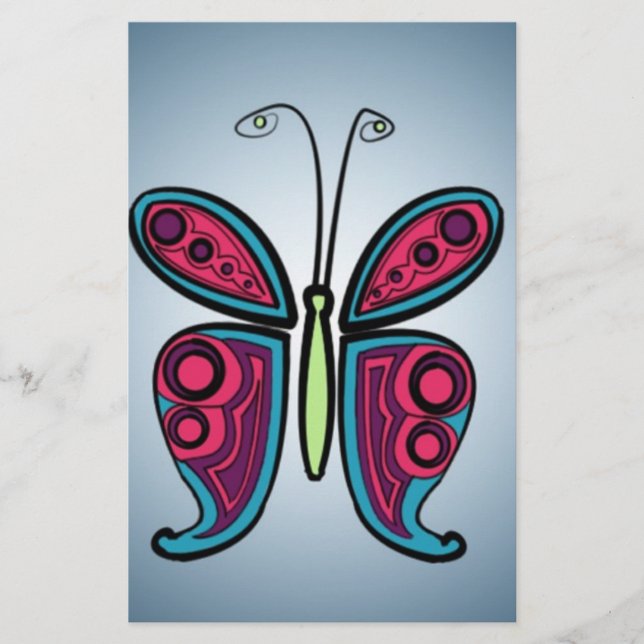 Papelería Mariposa (Anverso)