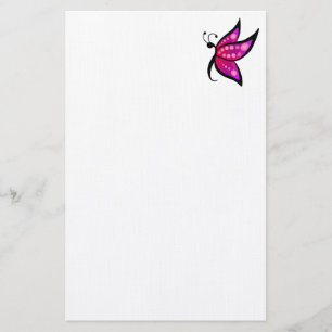 Papelería Mariposa abstracta
