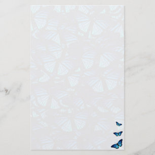 Papelería Mariposa azul inmóvil