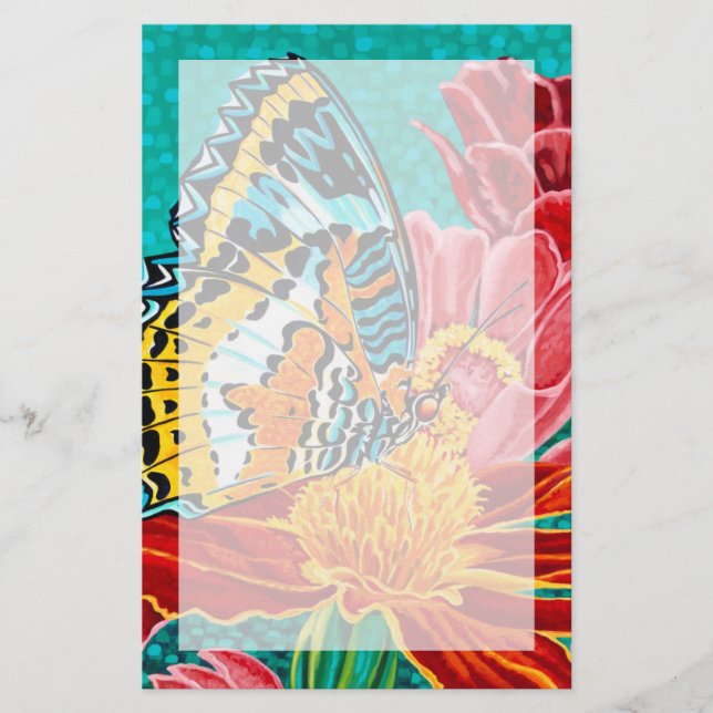Papelería Mariposa concentrada I (Anverso)