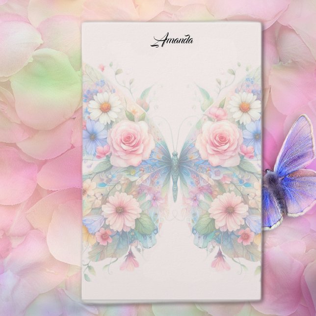 Papelería Mariposa Floral (Subido por el creador)