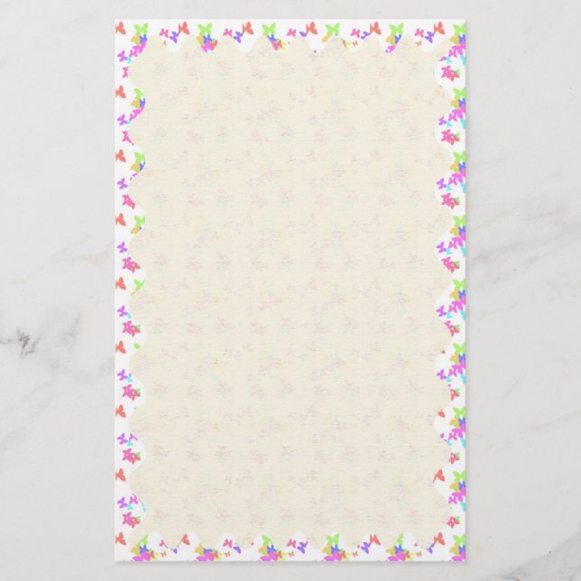 Papelería mariposas (Anverso)