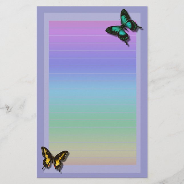 Papelería Mariposas (Anverso)