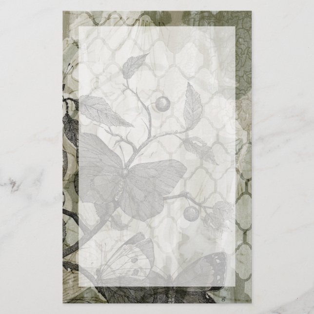 Papelería Mariposas árabes (Anverso)