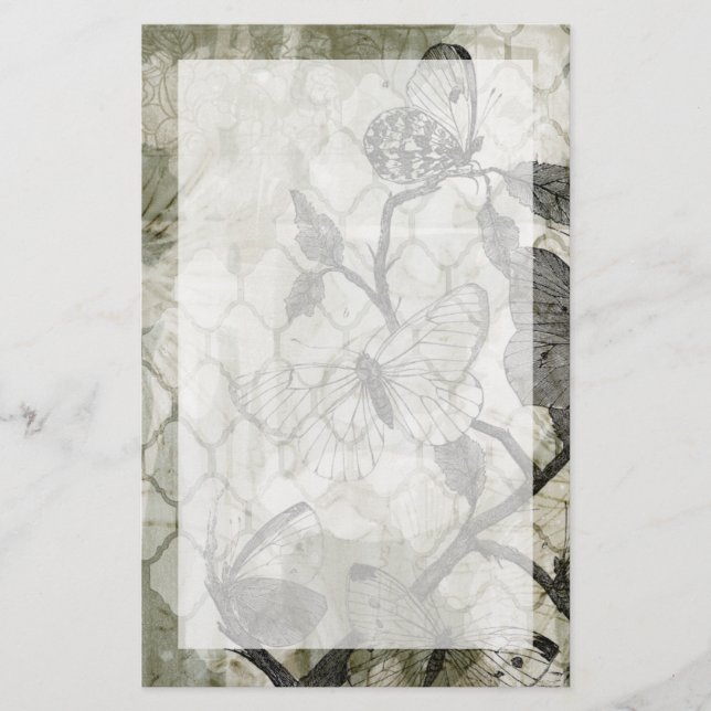Papelería Mariposas árabes II (Anverso)