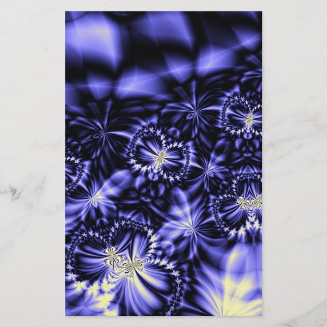 Papelería Mariposas azules (Anverso)