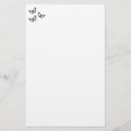 Papelería Mariposas azules estacionadas