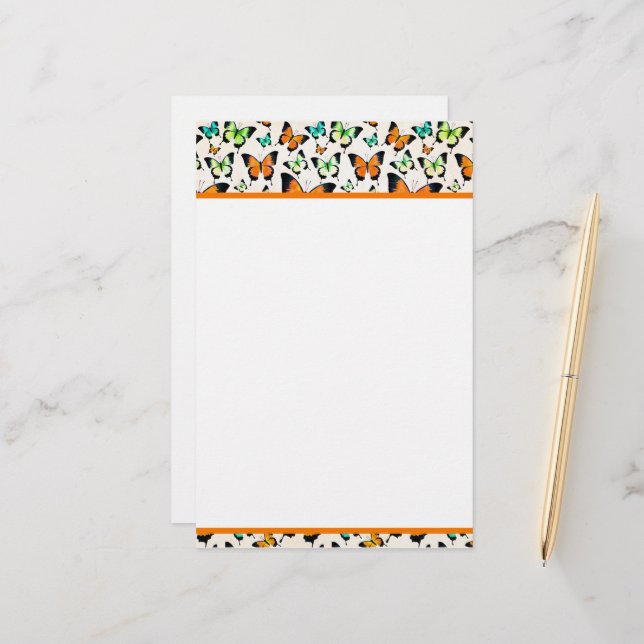 Papelería Mariposas de verano   (Anverso/Reverso In Situ)