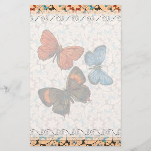 Papelería Mariposas LG de la rama cualquier color inmóvil