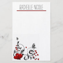 Mariposas y corazones personalizados