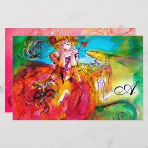 Papelería Máscara de carnaval veneciano de MIRANDOLINA Monog