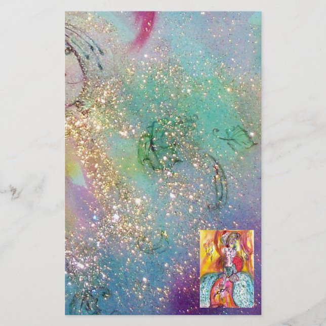 Papelería Máscaras de mascarada venecianas/COLOMBINA (Anverso)