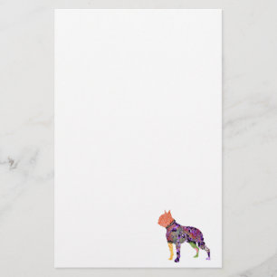Papelería Mascota del remiendo de Boston Terrier inmóvil