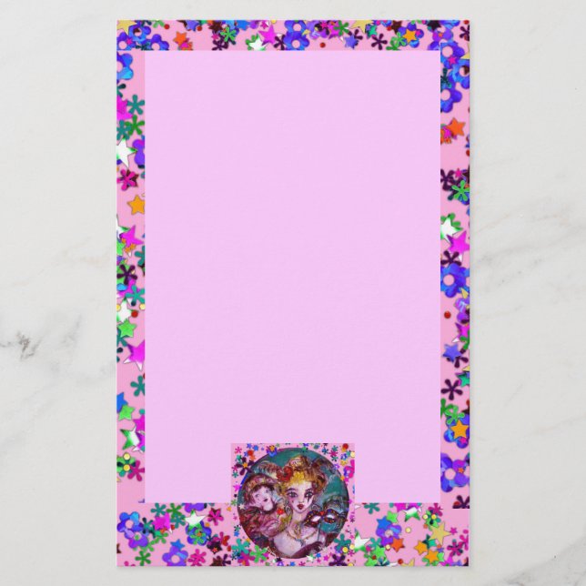 PAPELERÍA MASQUERADE MÁSCARA DE MASQUERADA DE VALENTÍA VENEC (Anverso)