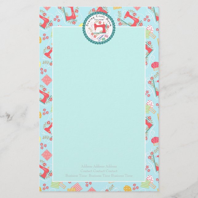 Papelería Masticar foto azul (Anverso)