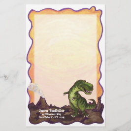 Papelería Materia de la escritura de Rex del Tyrannosaurus