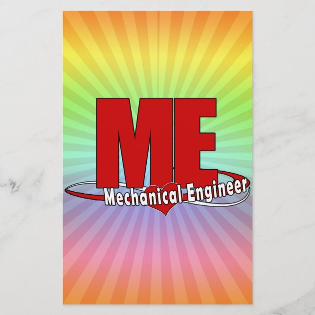 PAPELERÍA ME GRAN INGENIERO MECÁNICO DE LOGO ROJO (Anverso)