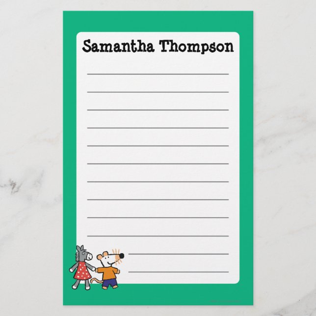 Papelería Mejores amigos Maisy y manos manchadas del (Anverso)