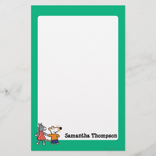 Papelería Mejores amigos Maisy y manos manchadas del (Anverso)