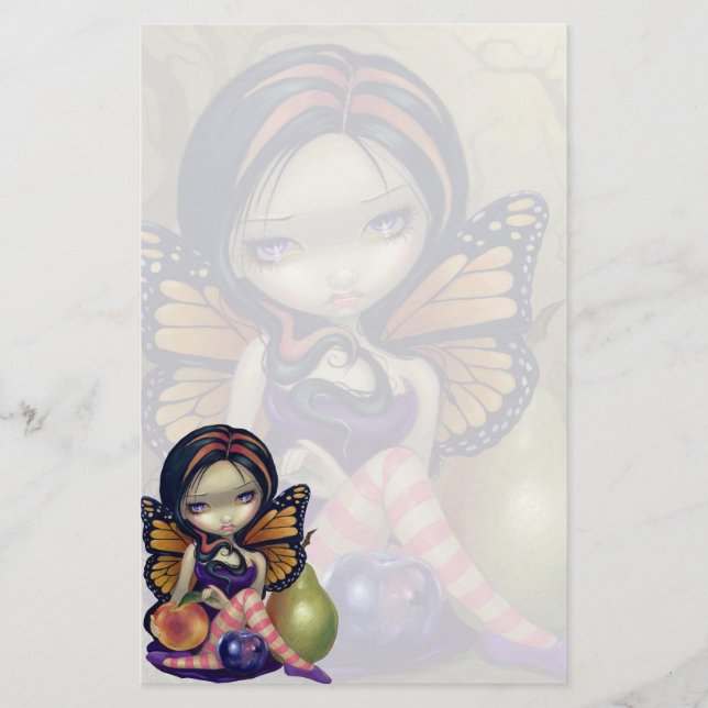 Papelería "Melocotón, ciruelo, efectos de escritorio de la (Anverso)