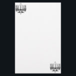 Papelería Menorah y estrella<br><div class="desc">Ilustraciones originales por Thedustyphoenix.</div>