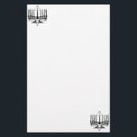 Papelería Menorah y estrella<br><div class="desc">Ilustraciones originales por Thedustyphoenix.</div>