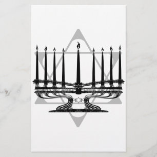 Papelería Menorah y estrella I