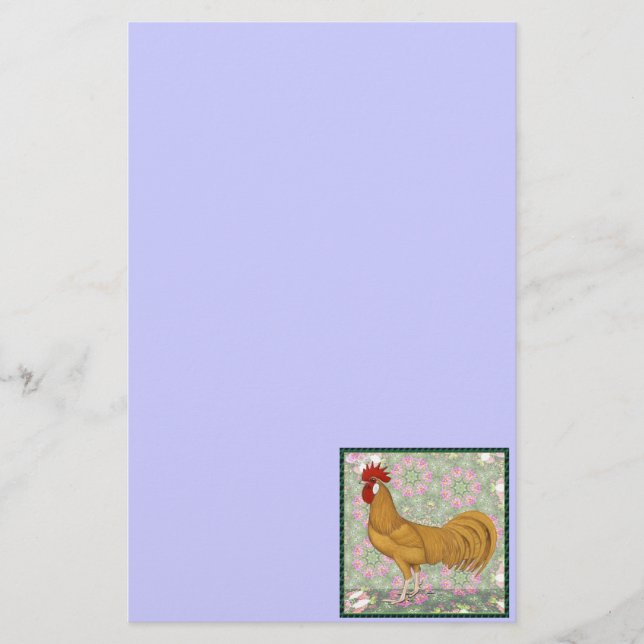 Papelería Menorca: Rooster a la antigua (Anverso)