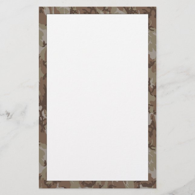 Papelería Mensaje en Camo (Anverso)