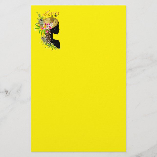 Papelería Mi fiesta Gorra Ascot (Anverso)