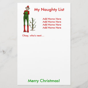 Papelería Mi lista traviesa