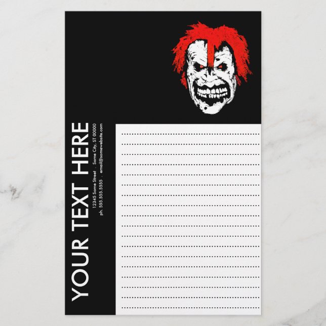 Papelería mimbre. (Anverso)