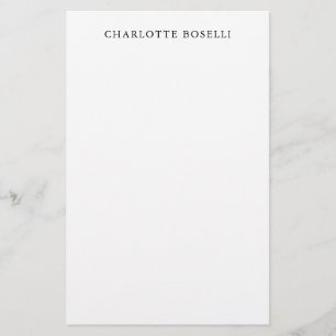 Papelería Minimalista Elegante Clásico Profesional Simple