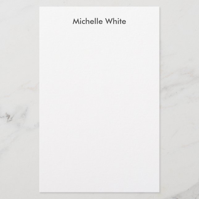 Papelería Minimalista elegante legible moderno (Anverso)