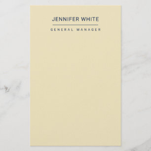 Papelería Minimalista Elegante Moderno Sencillo