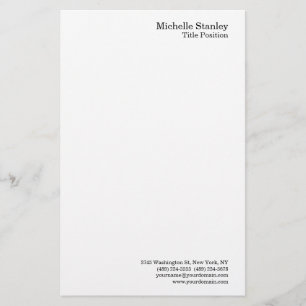Papelería Minimalista Moderno Plano