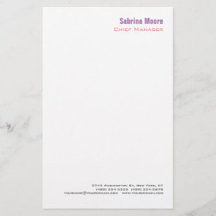 Papelería Minimalista Moderno Plano Profesional